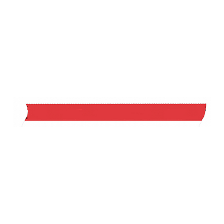 Adhesif rouleau de securite rouge INSCRIPTIBLE