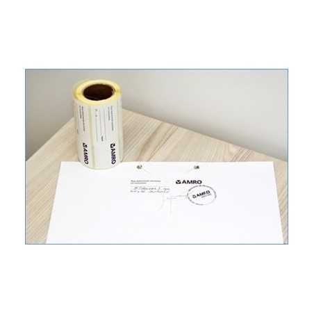 Etiquette de Securite 105 x 37 mm pour documents / Rlx 500