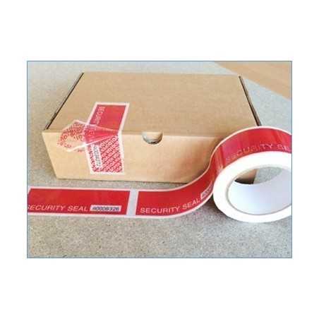 Adhesif rouleau securise 5cm x50 m numerotation+perforation / Unite