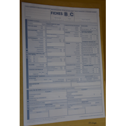 Fiche "B" et "C" Recherche Etat Alcoolemie