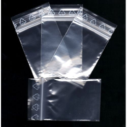 Sac plastique polyethylene ZIP (50micron - 120x180 mm) / 100