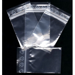 Sac plastique polyethylene ZIP (50micron - 230x320 mm) / 100